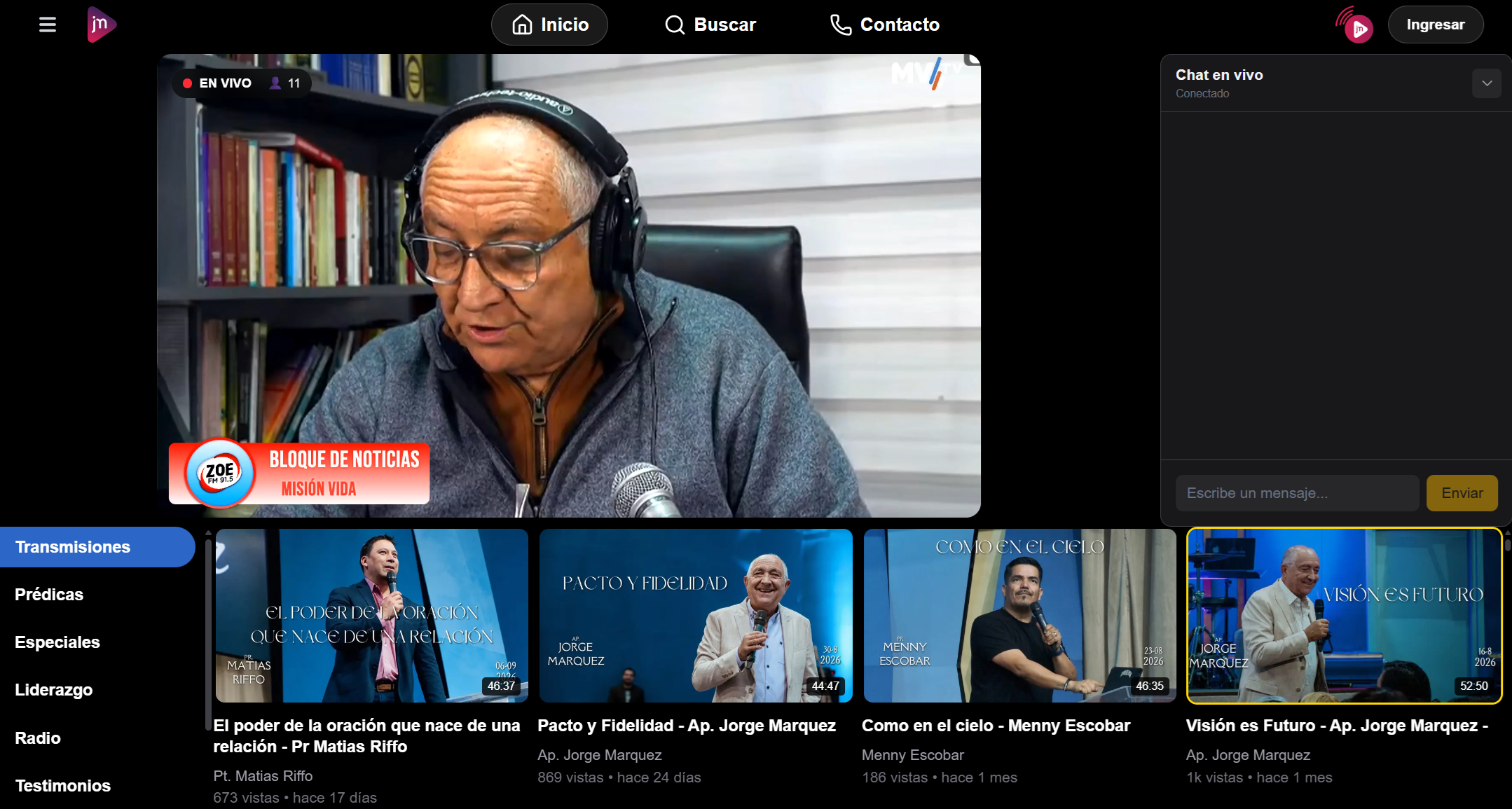 Sitio web de Jorge Márquez